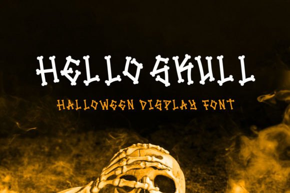 Hello Skull: Bold Halloween Display Font