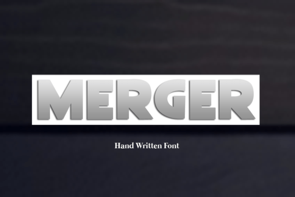 Merger Font: Elegant Calligraphy for Modern Design