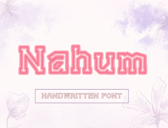 Nahum: The Whimsical Display Font That Charms