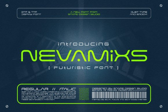 Nevamixs: The Future of Futuristic Typography