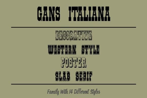 Reviving Spanish Typographic Heritage: A Deep Dive into Gans Italiana