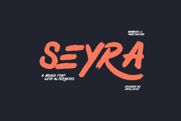 Seyra Font: Evaluating the Brush Script for Modern Design Projects