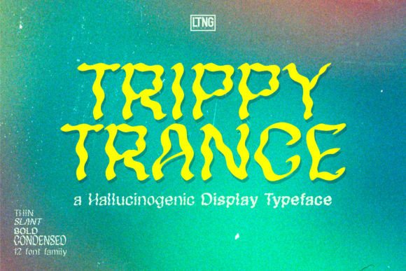 Trippy Trance: Psychedelic Display Font