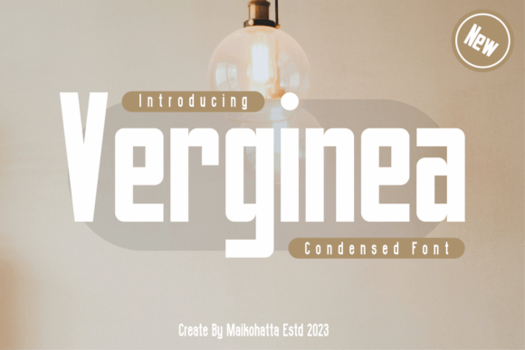 Verginea: The Slim Display Font for Bold Design