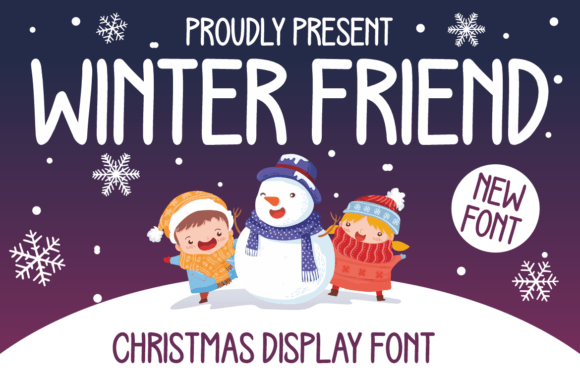 Winter Friend: Crafting Authentic Christmas Atmosphere Through Typography